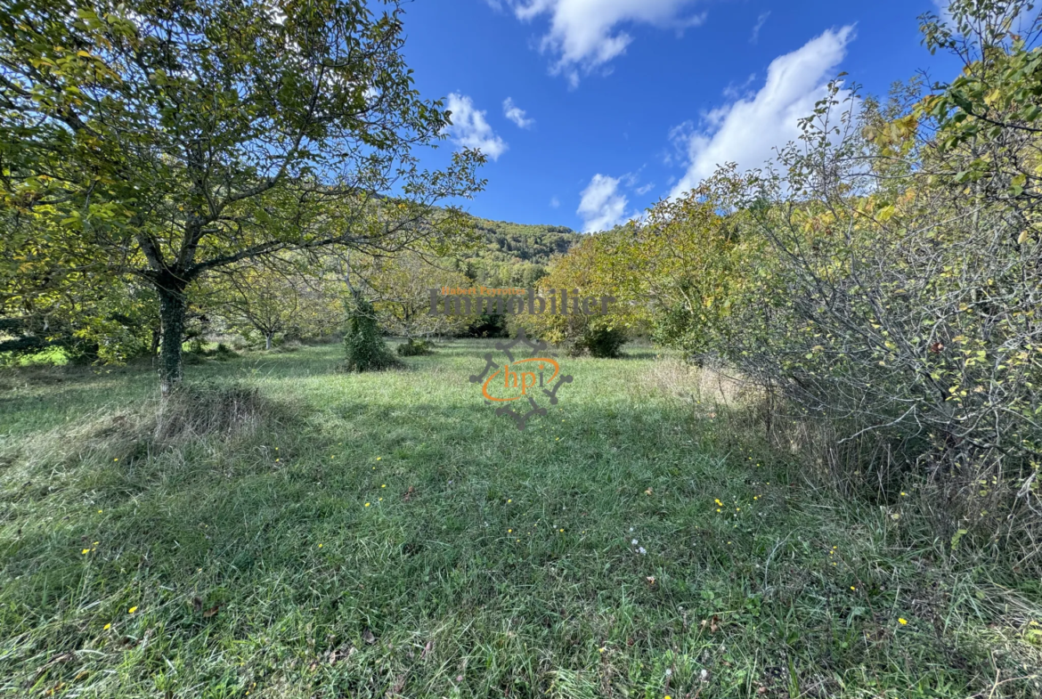 Vente terrain constructible avec maison de vigne à Saint Affrique 