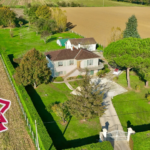 Maison 4 chambres avec double garage et grand jardin à Dausse