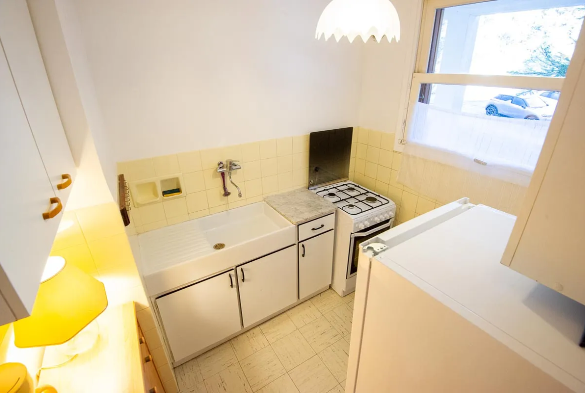 Appartement F1 à vendre à Andon avec terrasse plein sud 