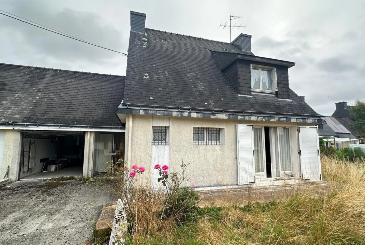 Maison à vendre proche du centre à Pluméliau 