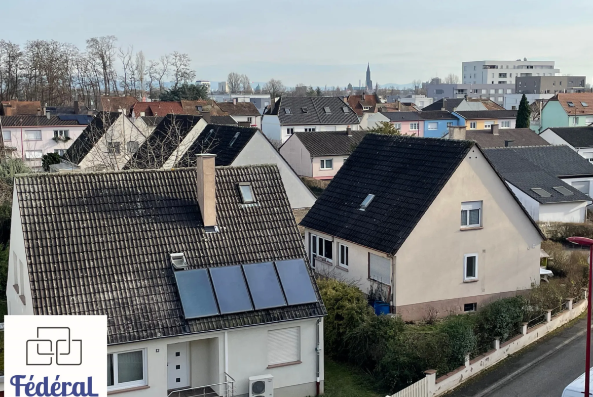 Appartement F4 au Dernier Étage à Schiltigheim - Proche Strasbourg 