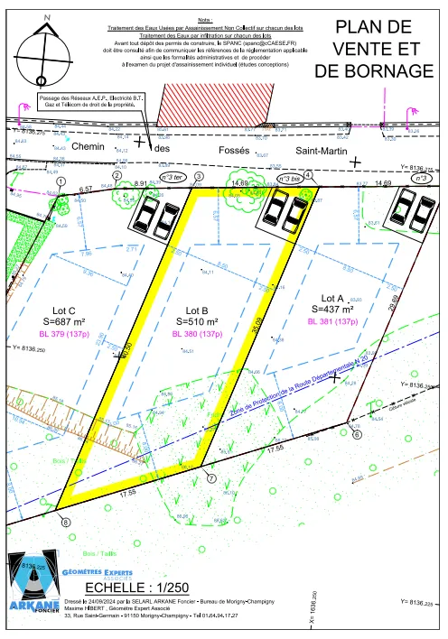 Terrain à bâtir de 510 m² à Étampes - Quartier Saint-Martin 