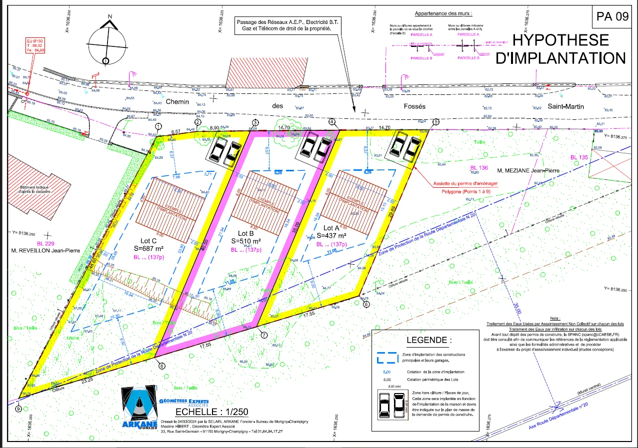 Terrain à bâtir de 510 m² à Étampes - Quartier Saint-Martin 