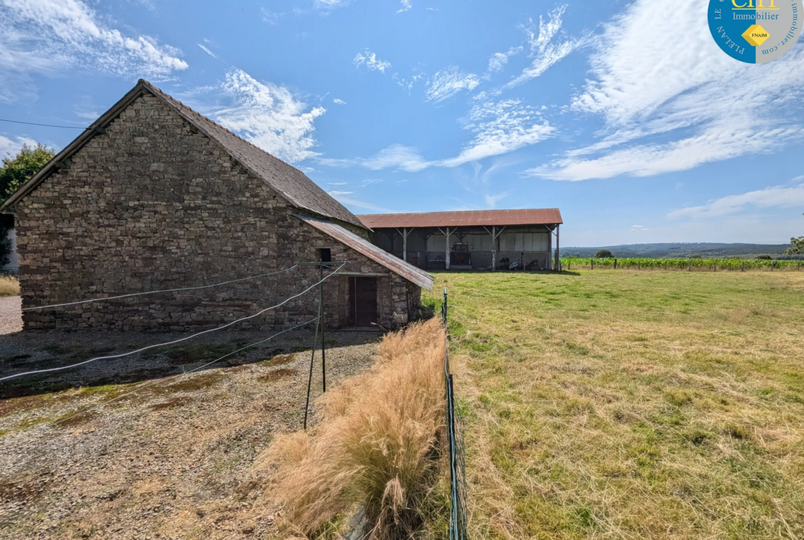 Longère à vendre à Plélan le Grand avec vue sur Brocéliande 