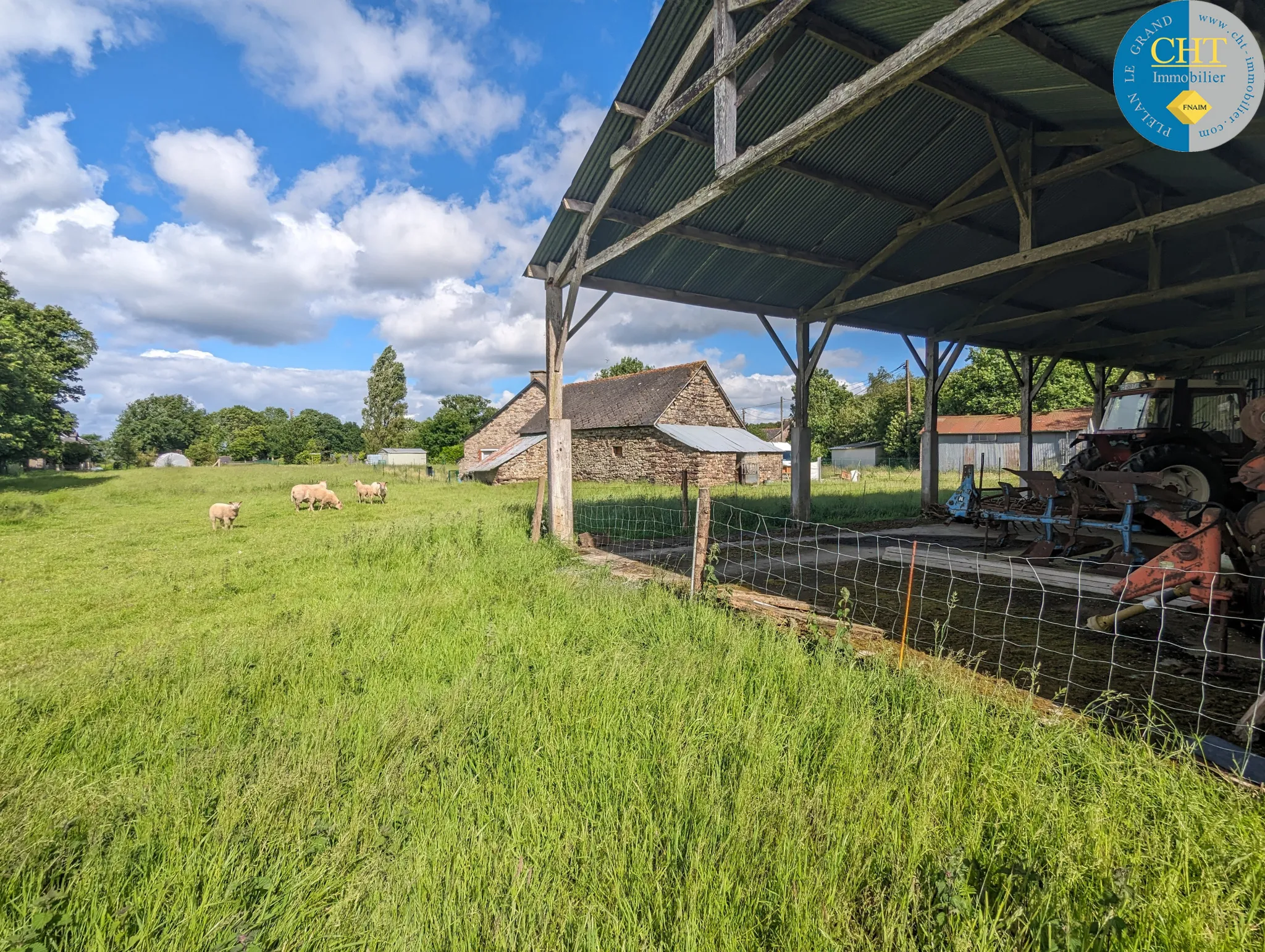 Longère à vendre à Plélan le Grand avec vue sur Brocéliande 