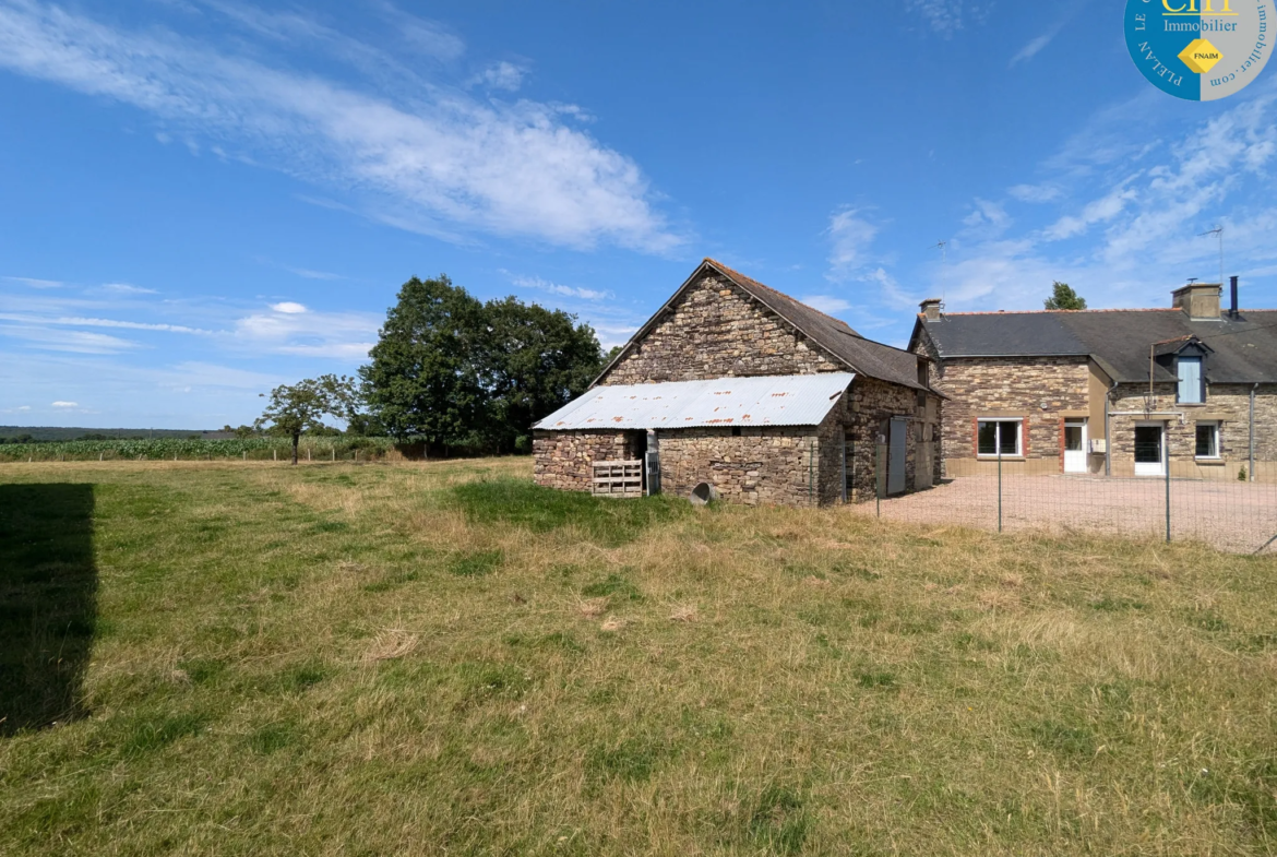 Longère à vendre à Plélan le Grand avec vue sur Brocéliande 