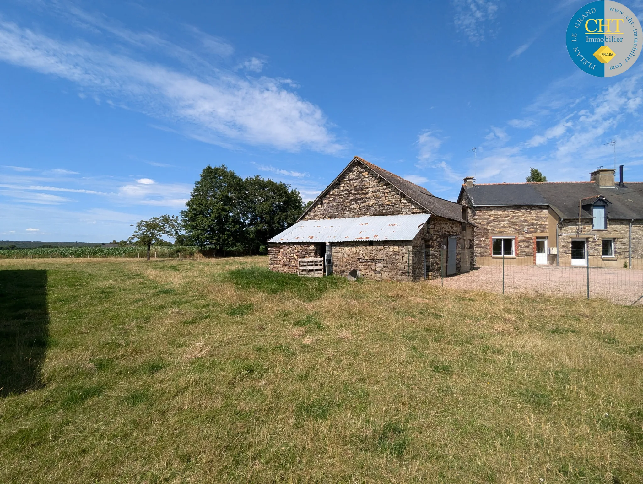 Longère à vendre à Plélan le Grand avec vue sur Brocéliande 