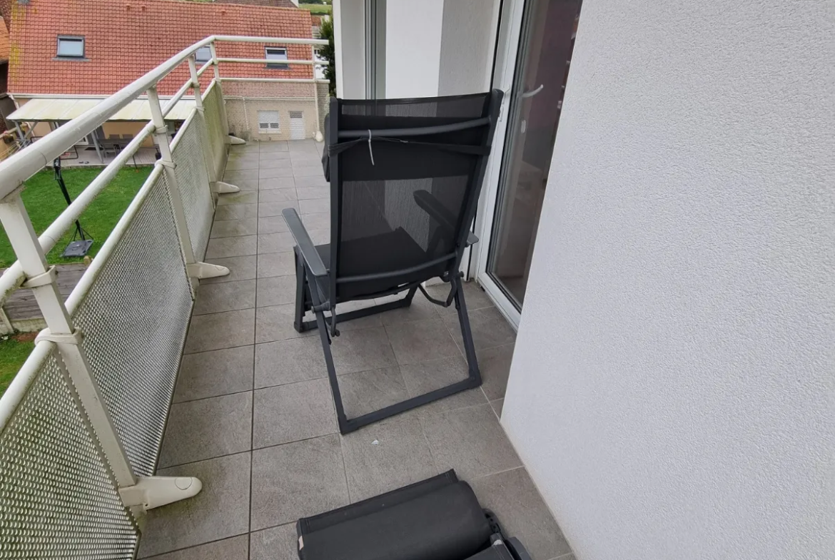 À vendre : Appartement T2 lumineux à Marquise avec balcon et stationnement 