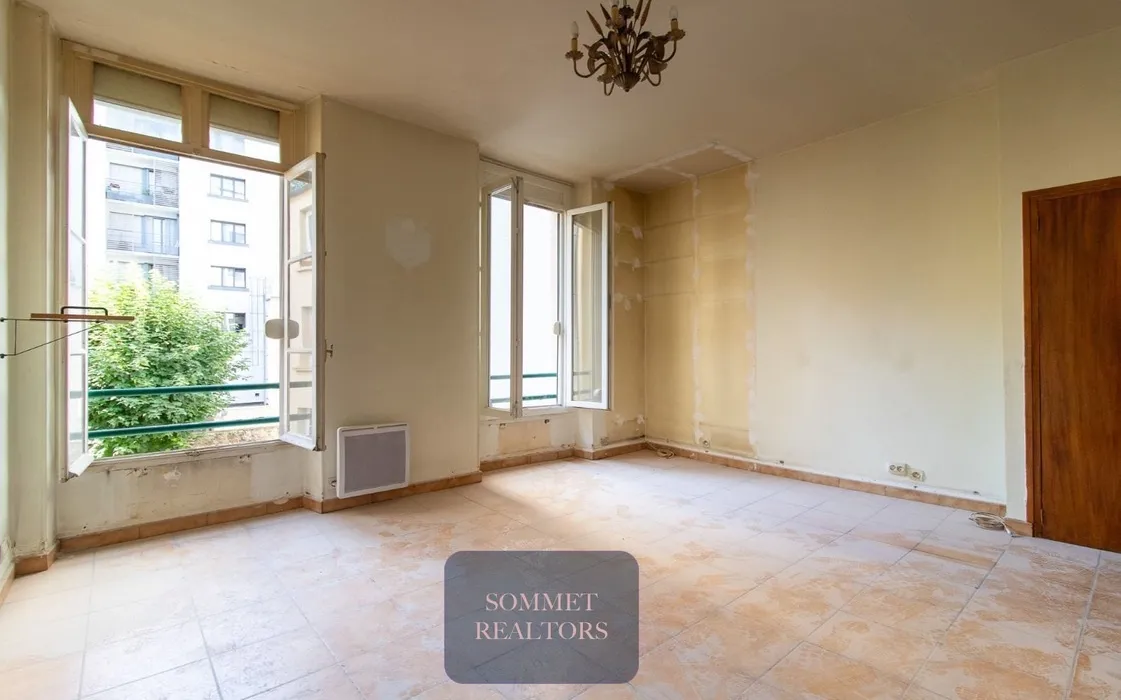 Appartement à Rénover de 48 m² avec Jardin à Saint-Denis 