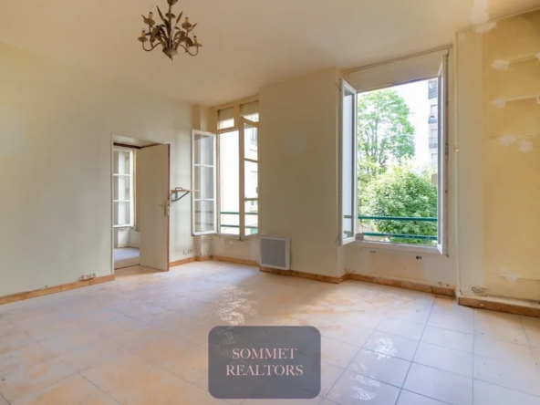 Appartement à Rénover de 48 m² avec Jardin à Saint-Denis