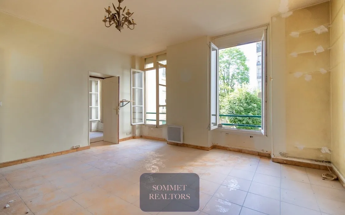 Appartement à Rénover de 48 m² avec Jardin à Saint-Denis 