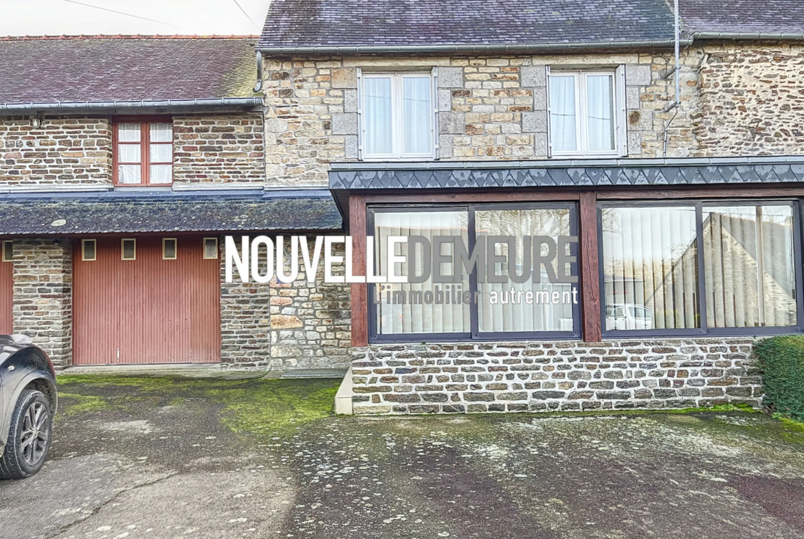 Maison en pierres de 80 m² à vendre à St Ouen la Rouerie 