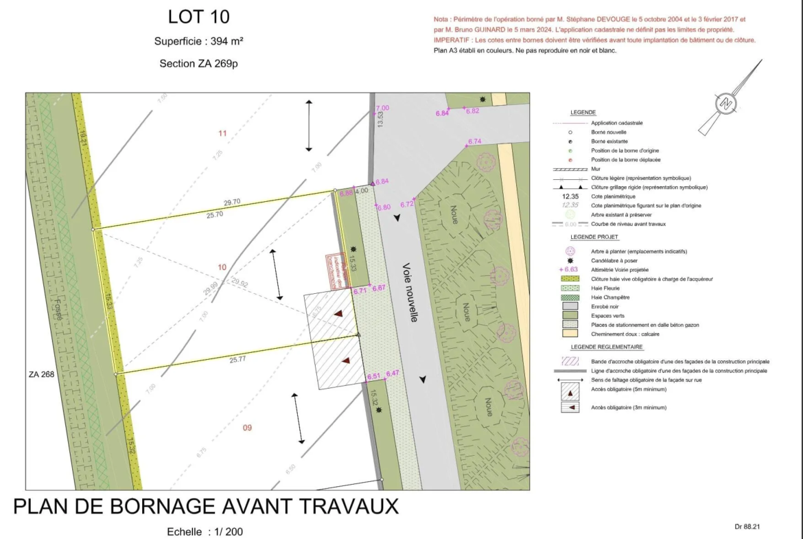 Terrain de 394 m² viabilisé à Mornac-sur-Seudre 