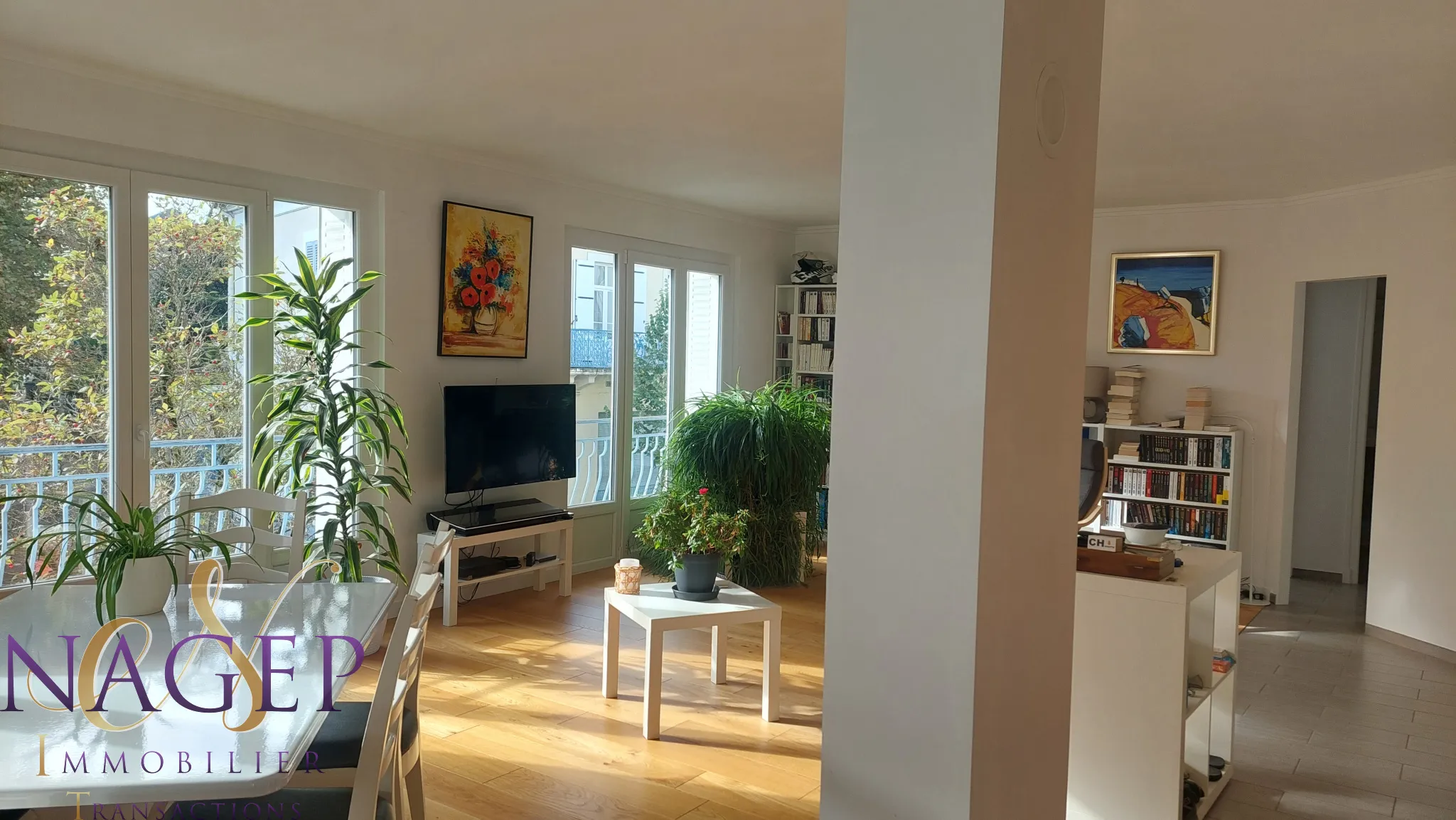 Appartement T4 Lumineux à Vichy - Parfait État avec Caves et Garage 