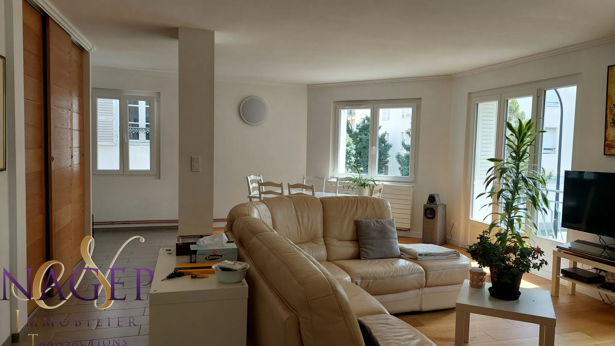 À vendre : Appartement T4 très lumineux à Vichy, parfait état avec garage 