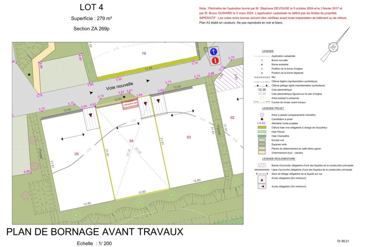 Terrain Viabilisé de 279 m2 à Mornac-sur-Seudre 