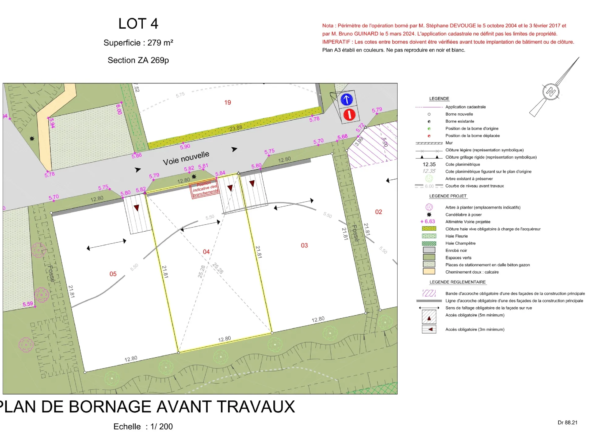 Terrain Viabilisé de 279 m2 à Mornac-sur-Seudre