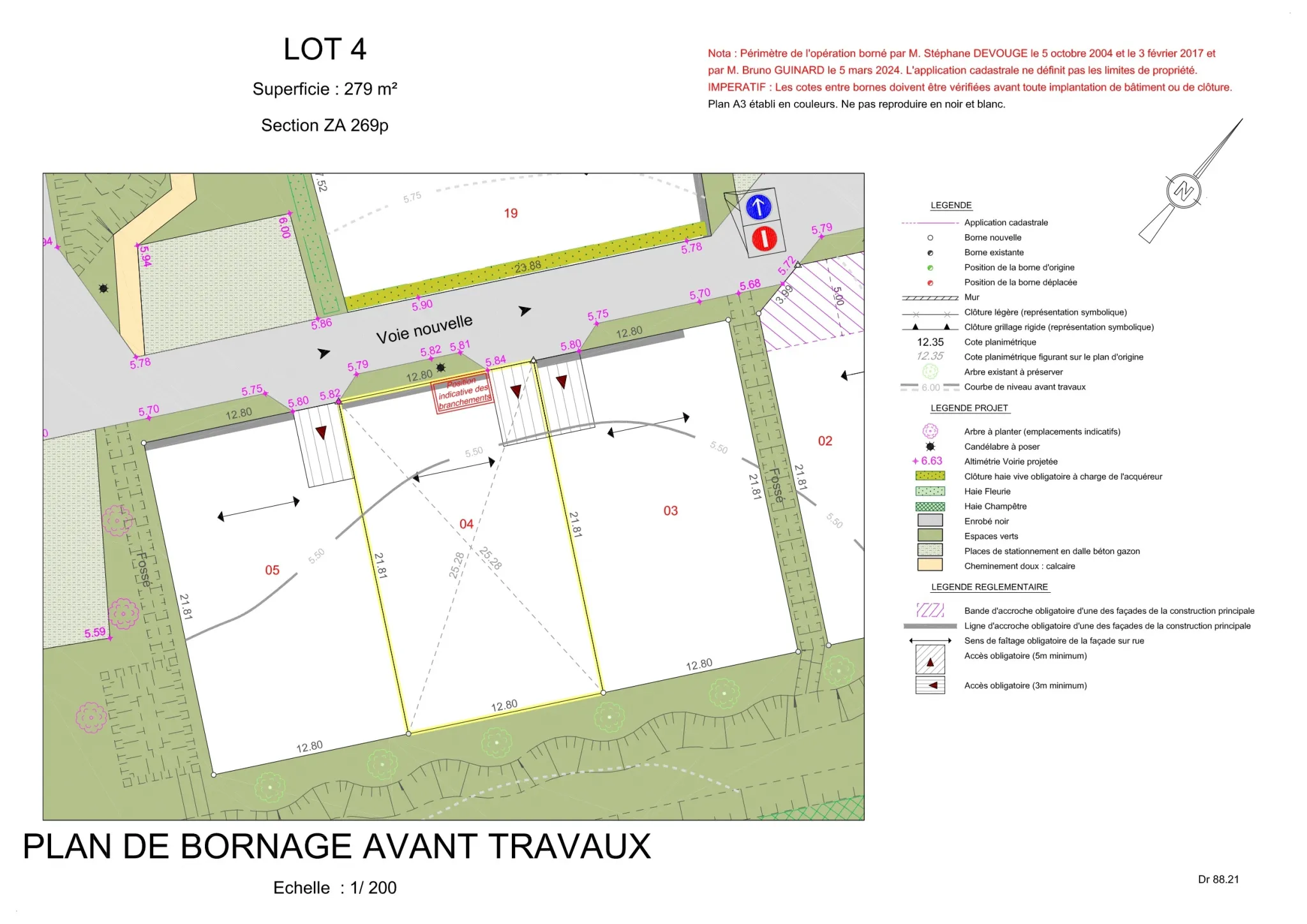 Terrain Viabilisé de 279 m2 à Mornac-sur-Seudre 