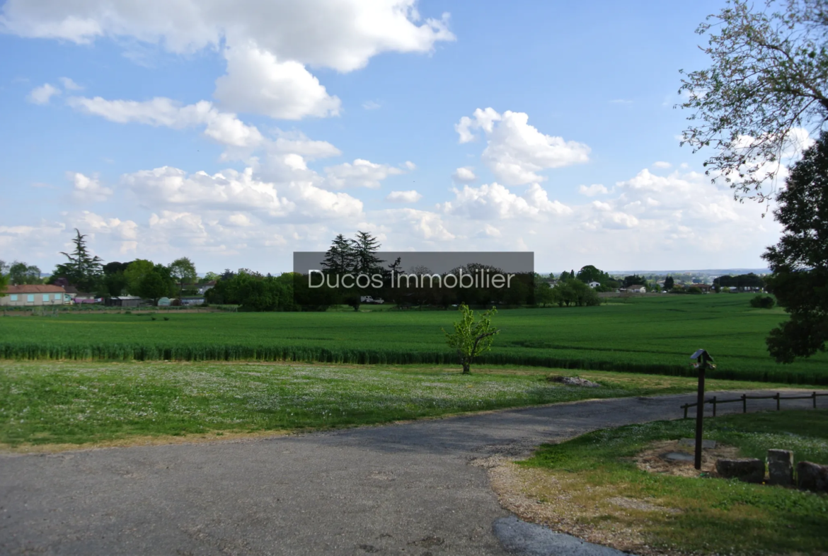 Ancienne Ferme Rénovée à Marmande avec Vue Dégagée 