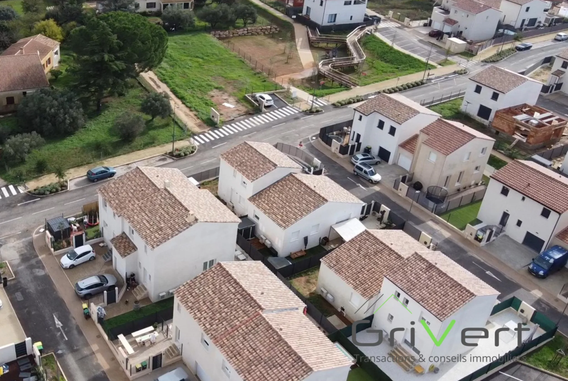 Vente Maison Récente 4 Pièces avec Jardin à Vauvert 