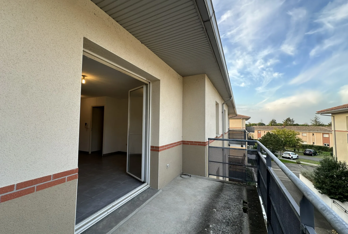 À vendre : Appartement T2 lumineux à Muret de 40.3 m² avec balcon 