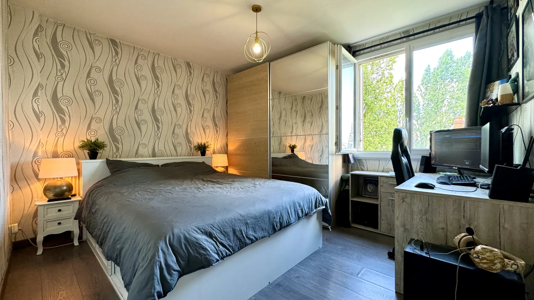 Charmant appartement 3 pièces à Pavillons-sous-Bois, 55 m² avec vue sur le canal 