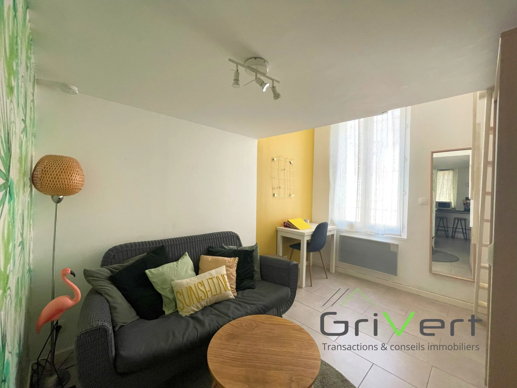 Appartement rénové à Nîmes avec mezzanine de 14 m² 