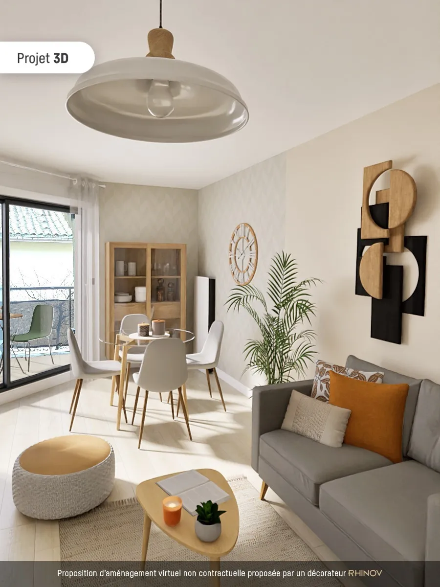 À vendre : Appartement T2 de 52,61 m2 à Bordeaux-Caudéran 