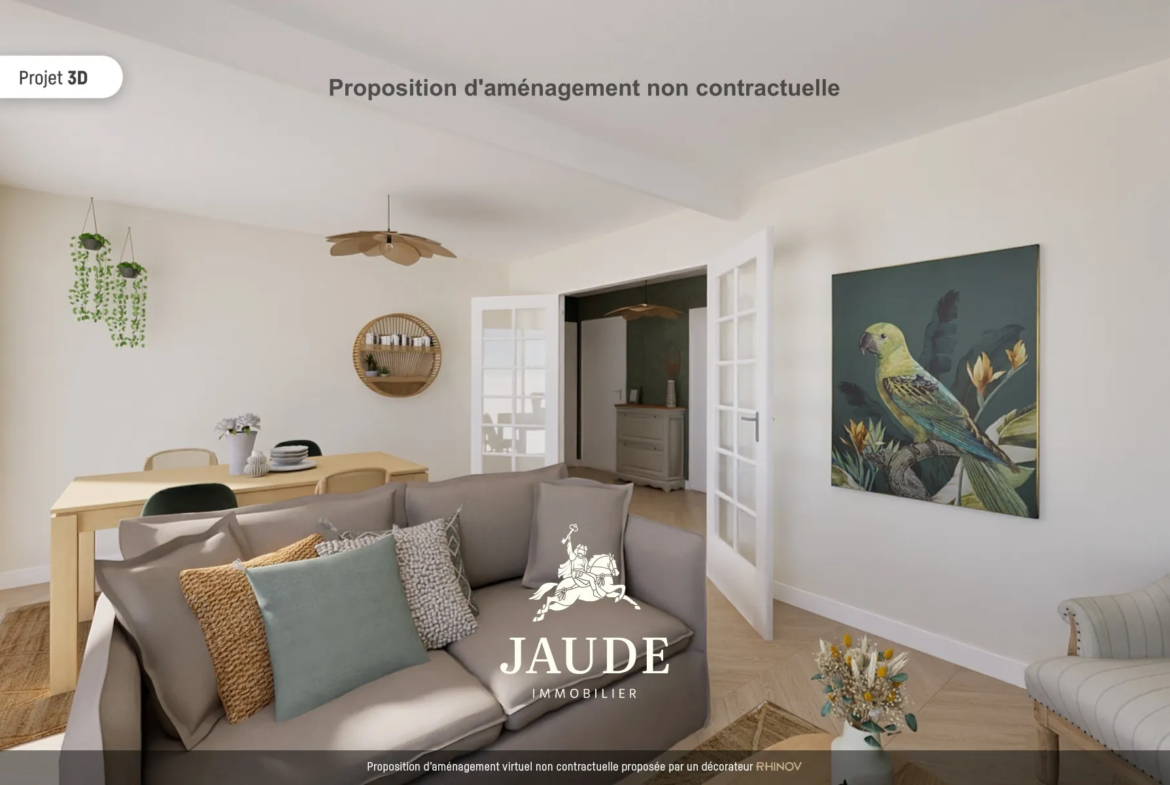 Appartement de 95 m² avec Balcon et Garage à Chamalières 