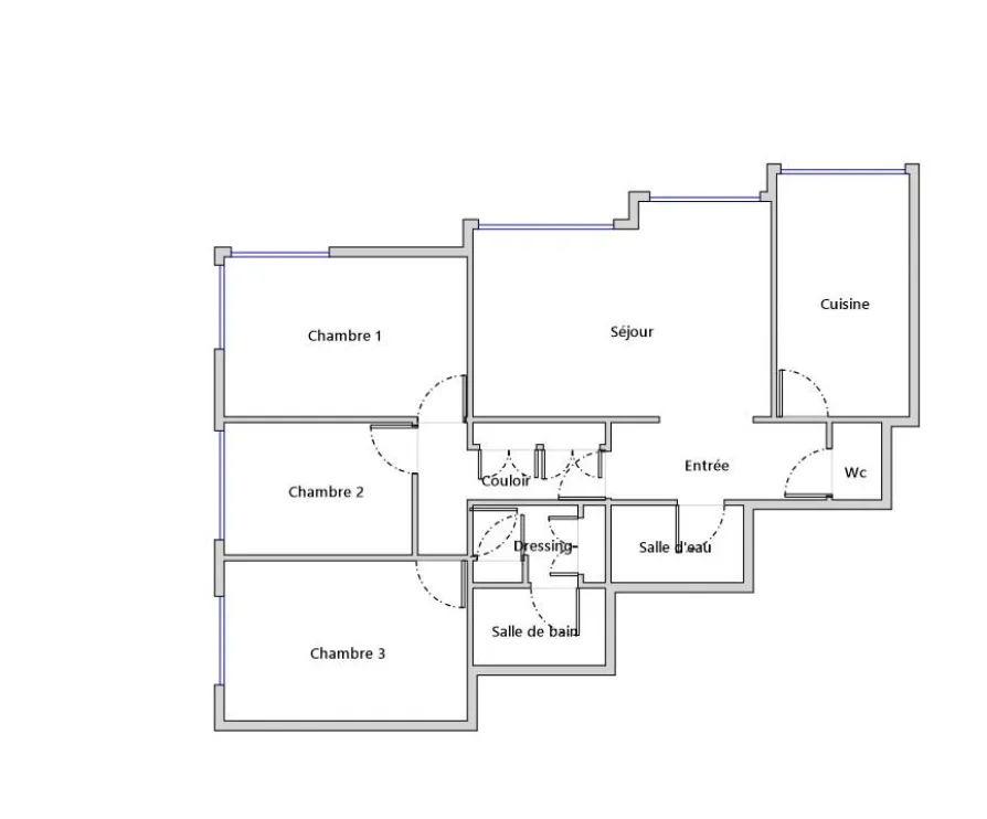 Appartement de 95 m² avec Balcon et Garage à Chamalières 