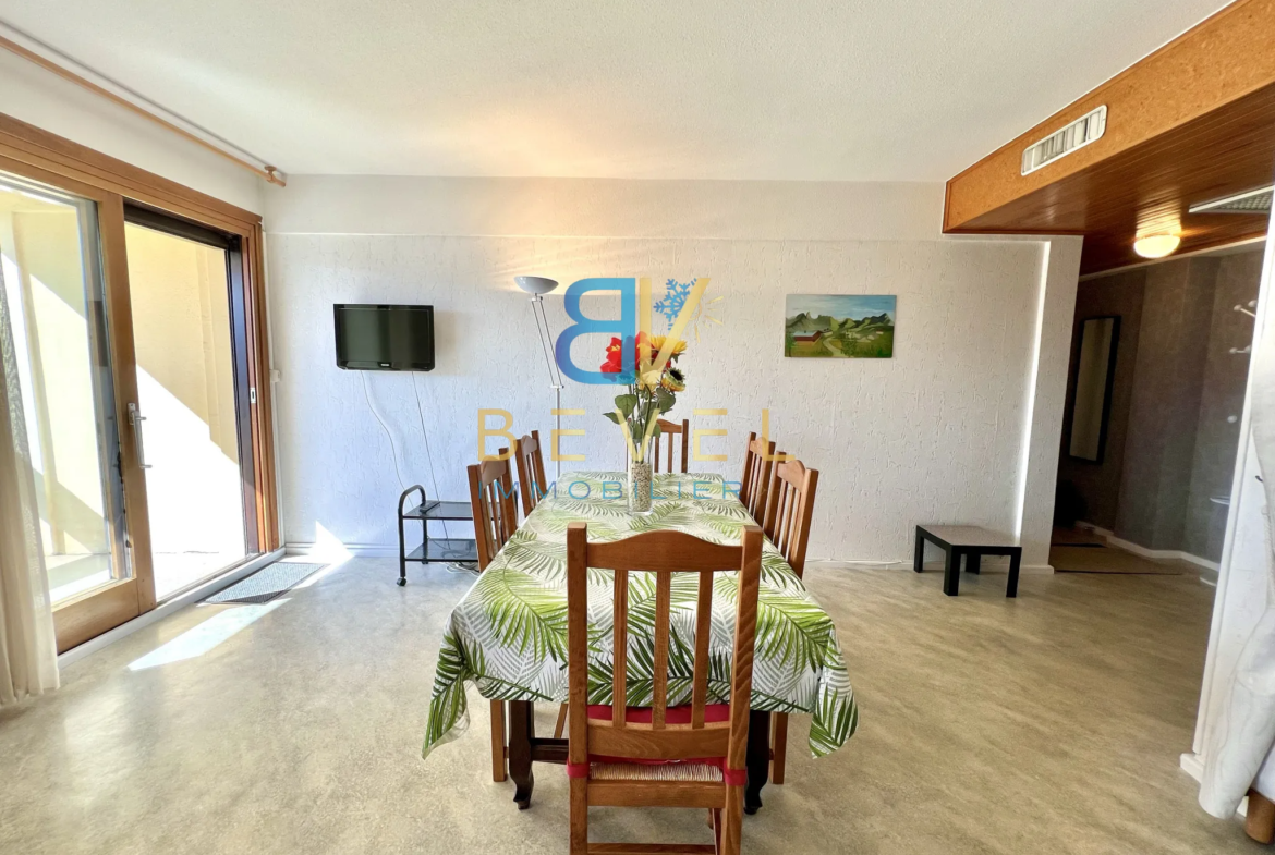 À vendre - La Toussuire : Appartement T2 lumineux avec balcon et local à skis 