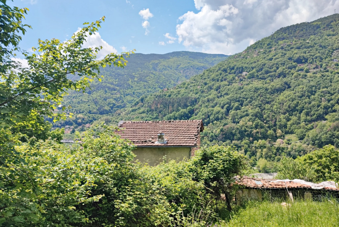 Maison à rénover à Lantosque avec grand terrain 