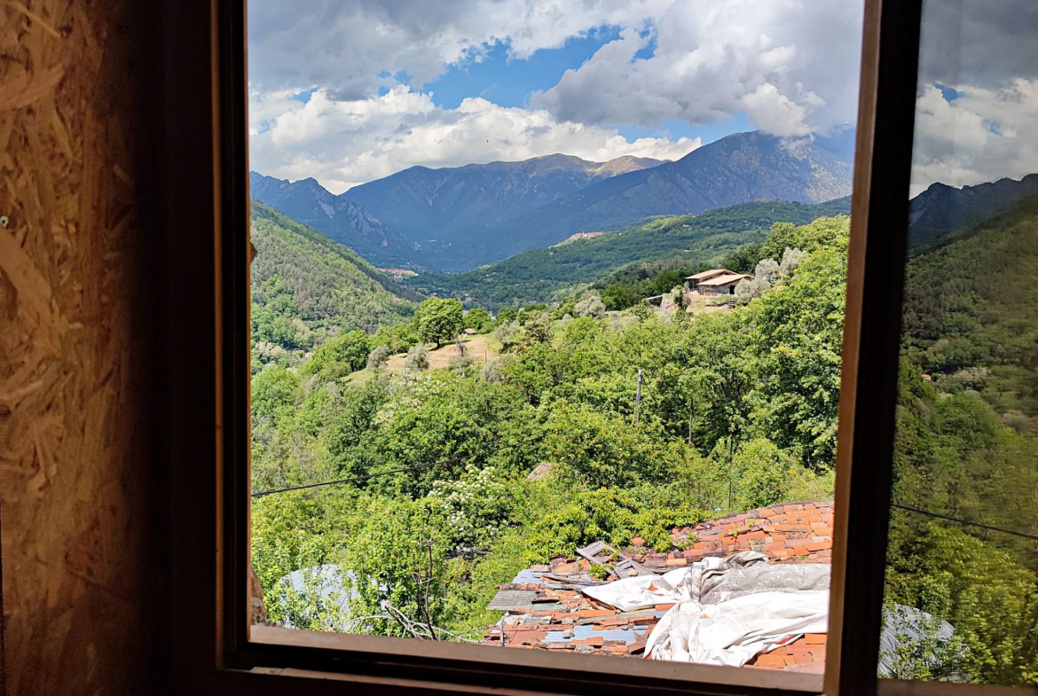 Maison à rénover à Lantosque avec grand terrain 