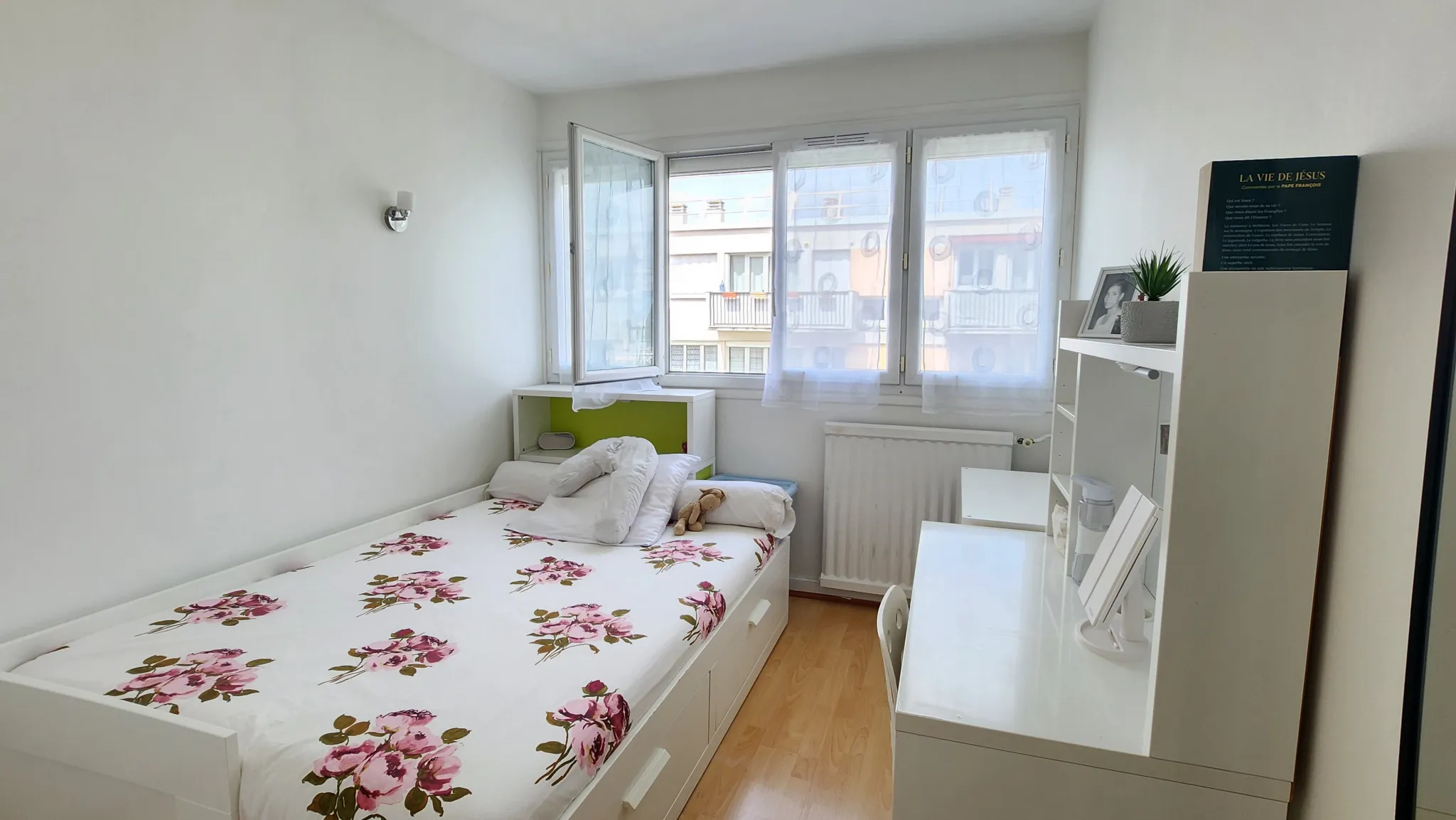 Appartement 4 pièces lumineux à Palaiseau avec balcon exposé sud 