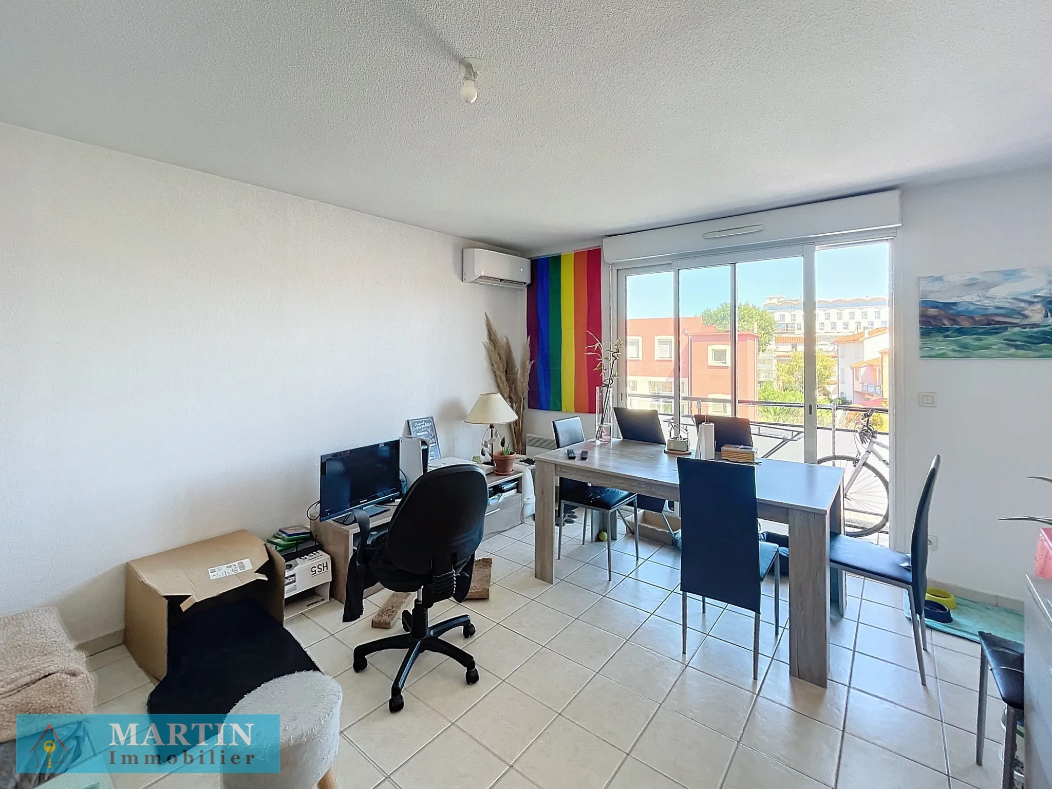 Appartement F2 avec terrasse et parking à Perpignan 