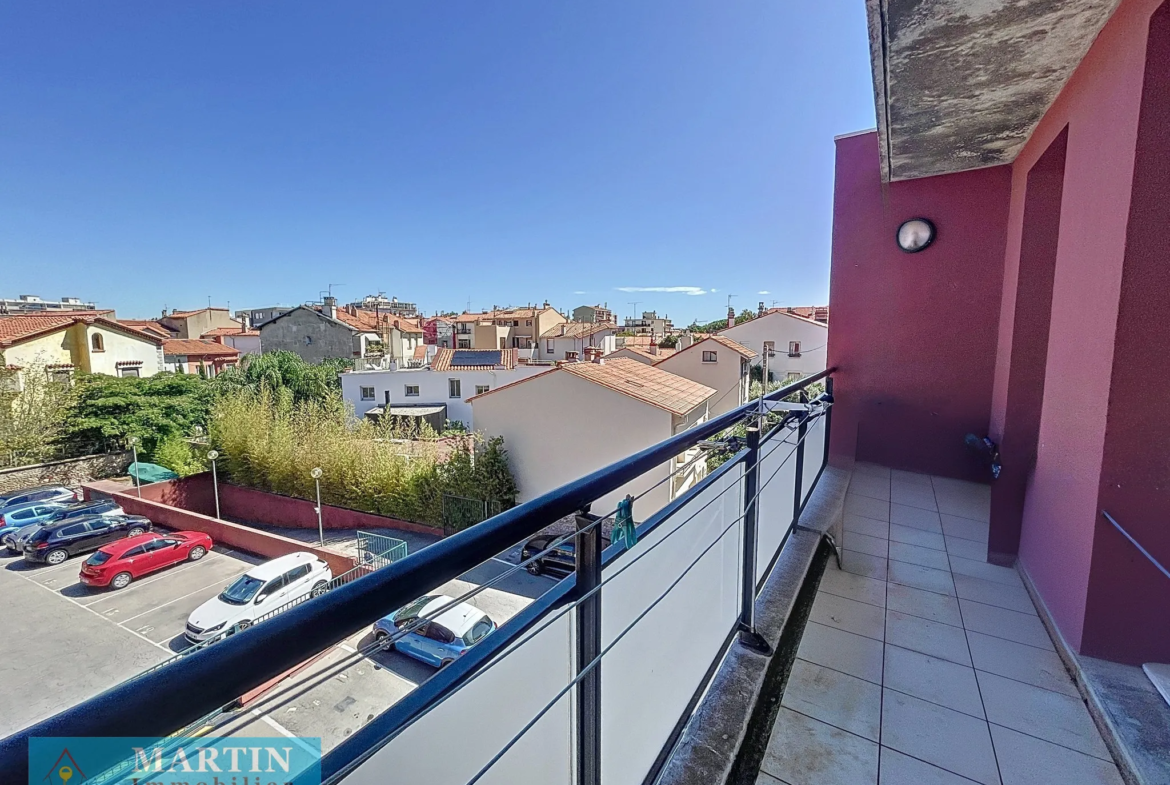 Appartement F2 avec terrasse et parking à Perpignan 