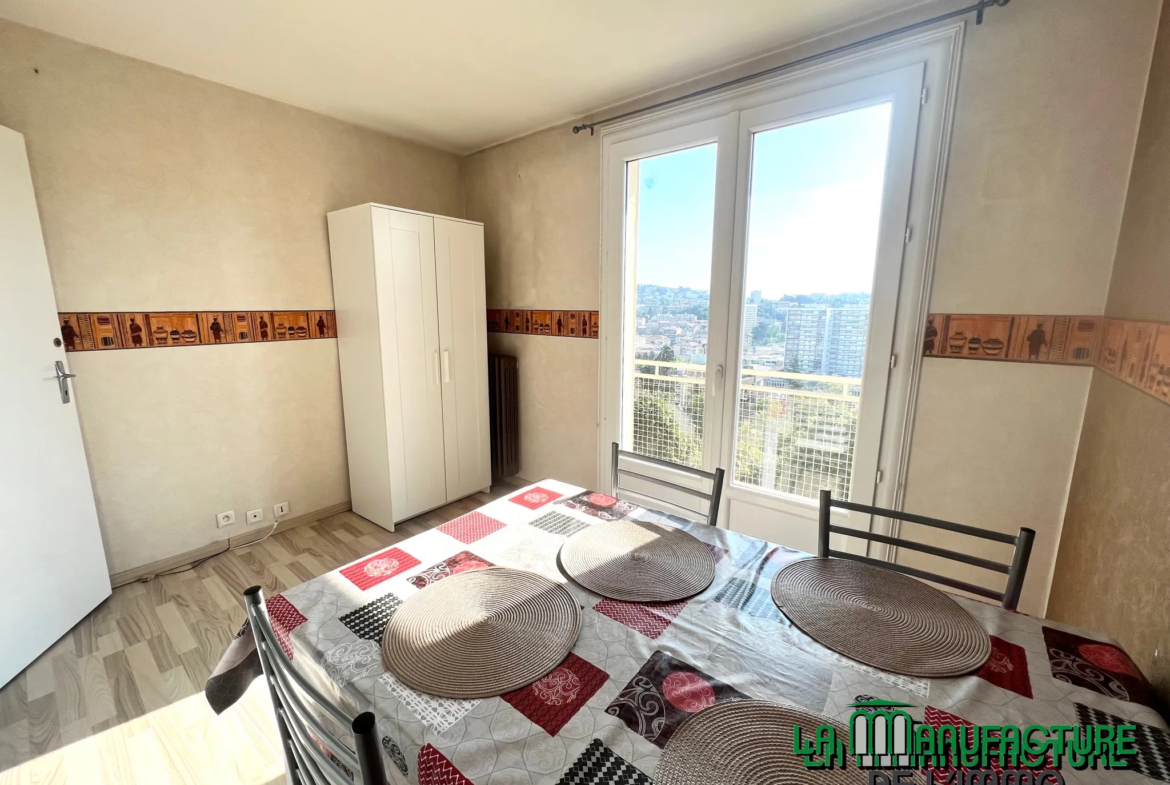 Appartement F3 à vendre à Saint-Étienne avec balcon 