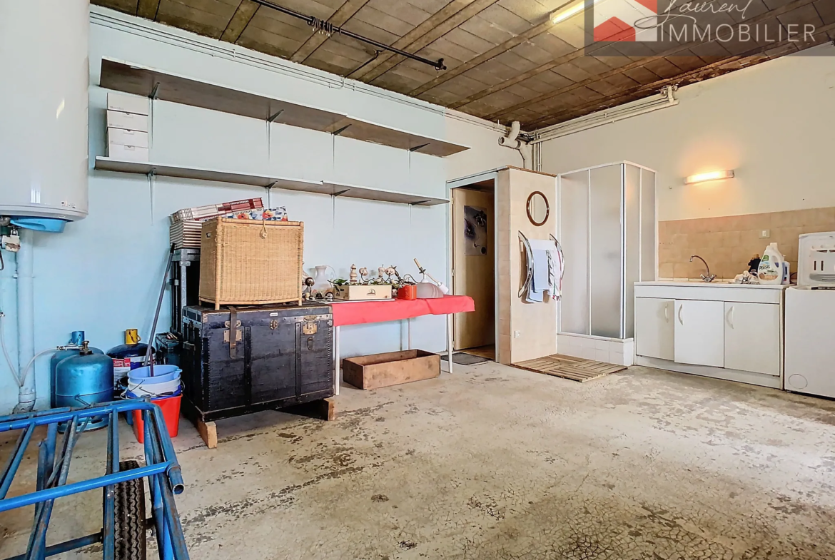 Maison à vendre à Romenay avec jardin et terrasses 