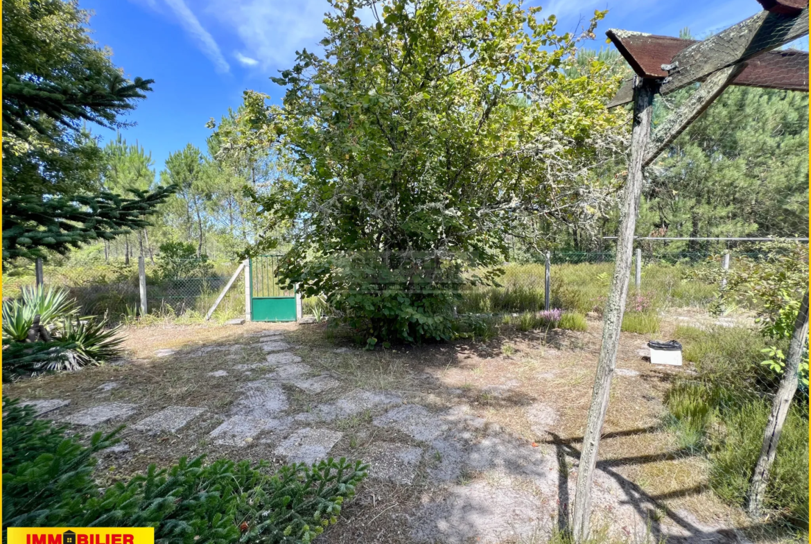 Chalet en bois avec garage à vendre à Saint-Michel de Rieufret 