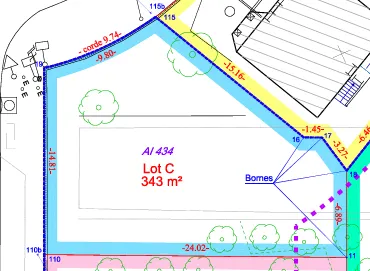 Terrain à bâtir de 343 m² à vendre à Sainte-Geneviève-des-Bois 