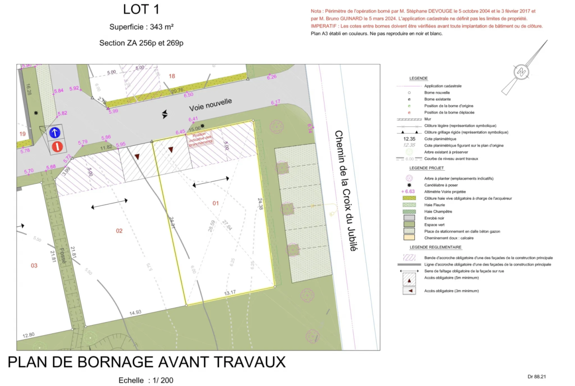 Terrain de 343 m2 viabilisé à Mornac-sur-Seudre 