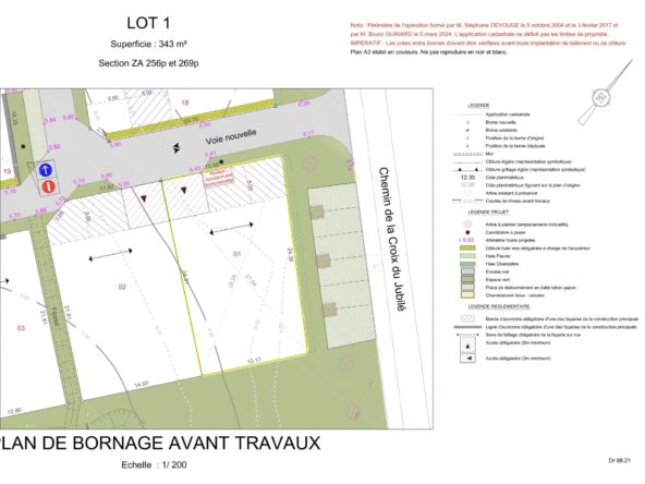 Terrain de 343 m2 viabilisé à Mornac-sur-Seudre