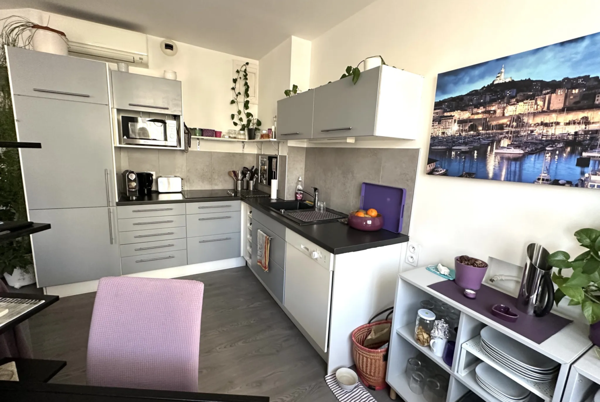 À vendre : Appartement de 51 m² dans le quartier des Catalans, Marseille 