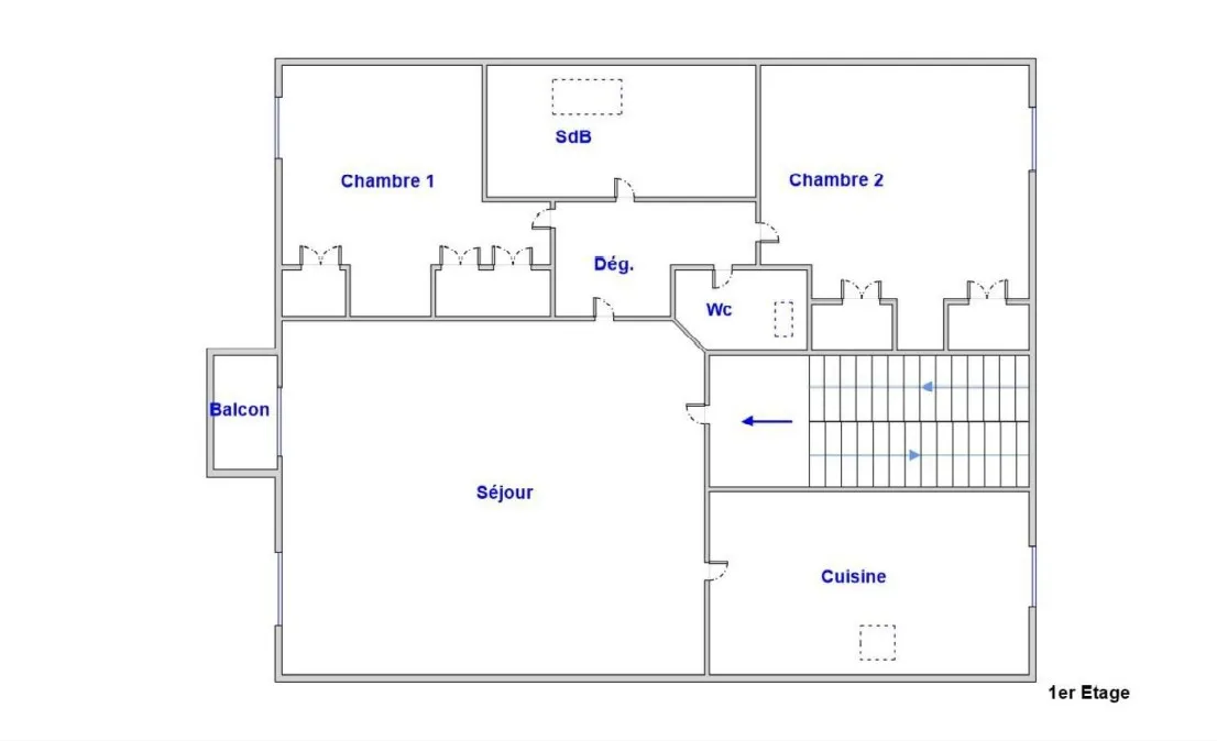 Bel appartement à vendre près de la gare à Sablé-sur-Sarthe 