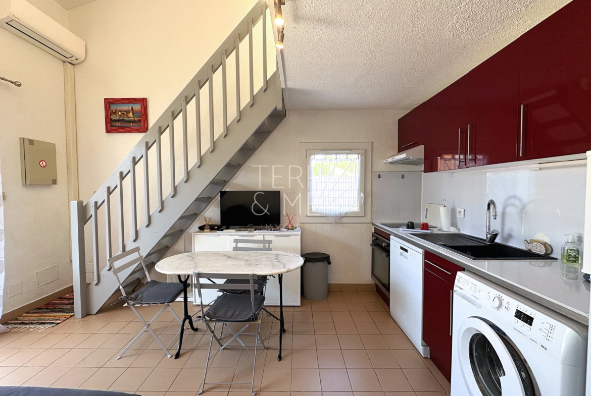 Maison de type 3 avec jardin à St Cyprien, proche de la plage 