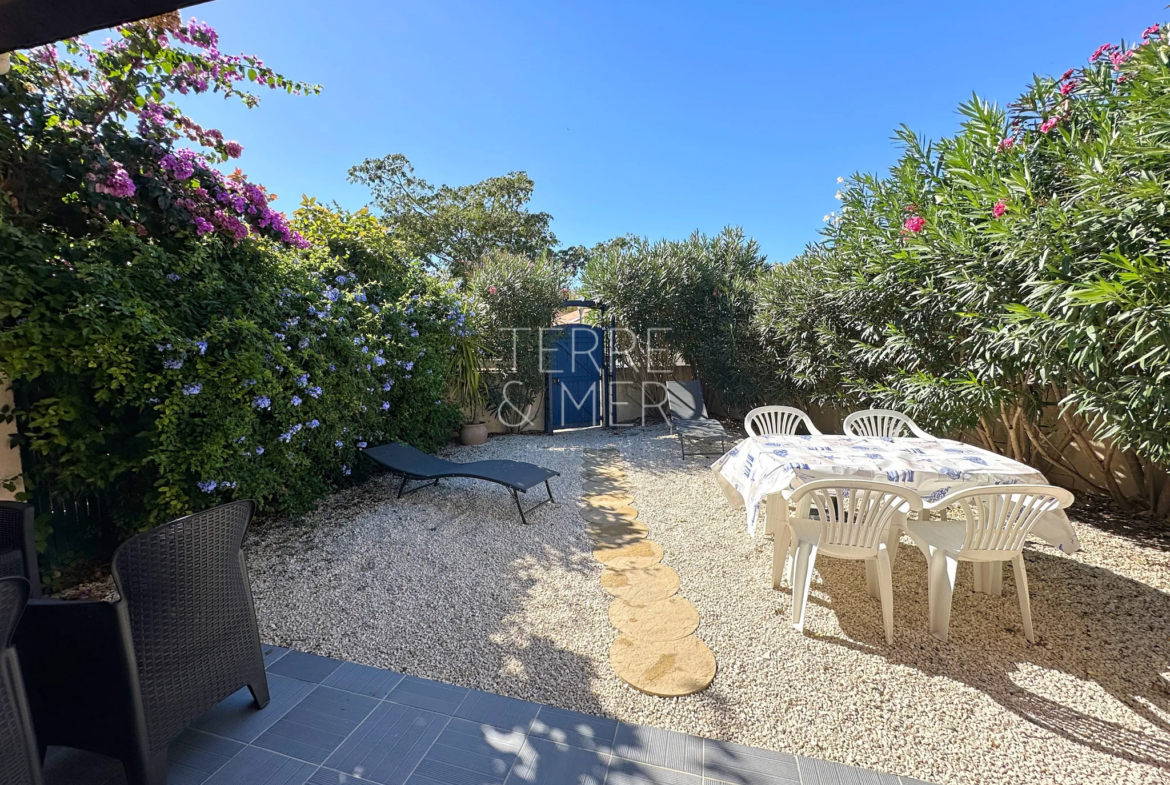 Maison de type 3 avec jardin à St Cyprien, proche de la plage 