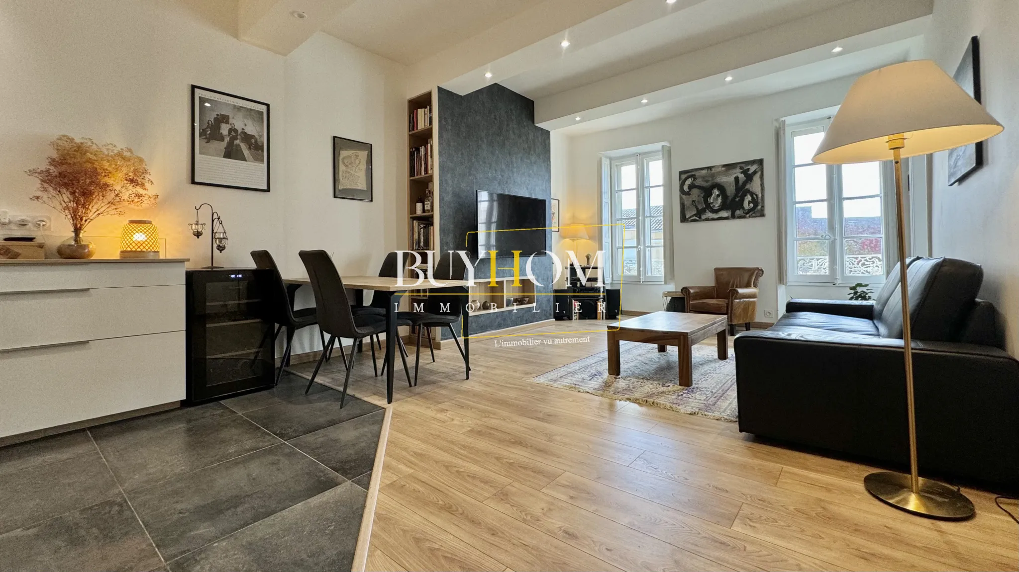 À vendre : appartement haussmannien de 90 m² au centre de Carpentras 