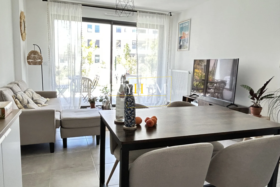 Appartement neuf type 2 à 400 mètres de la plage à La Ciotat! 