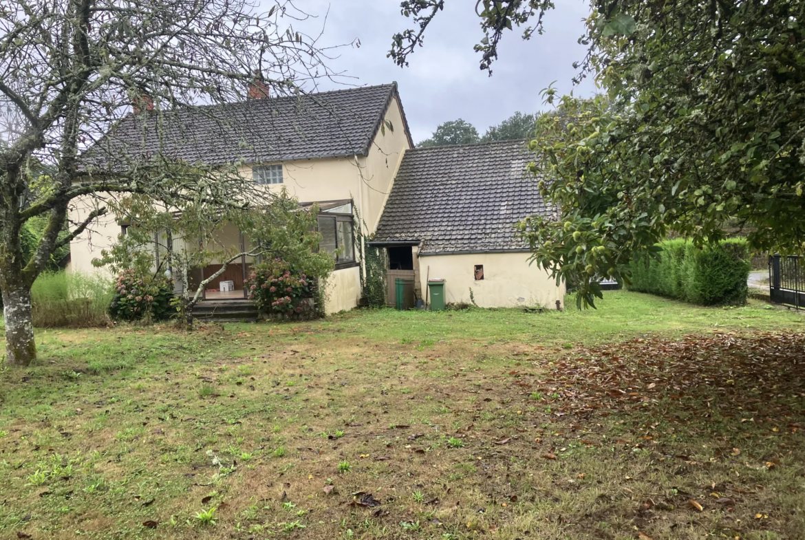 Grande maison rénovée à Trois-Vèvres avec jardin arboré 