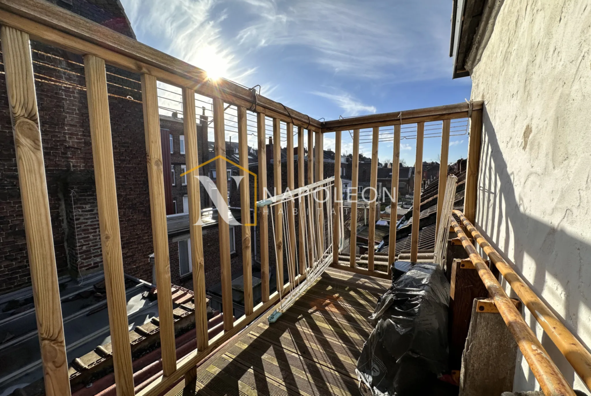 À vendre : T2 avec balcon à Lille 